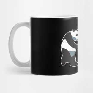 Funny Panda Wrestling Mug